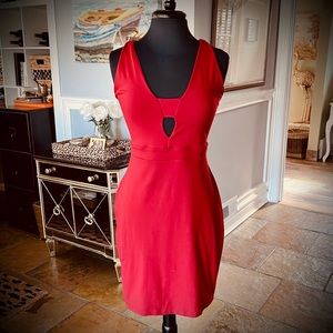 Susana Monaco Red Cocktail Dress